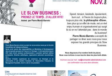 Diner Débat : Le Slow Business